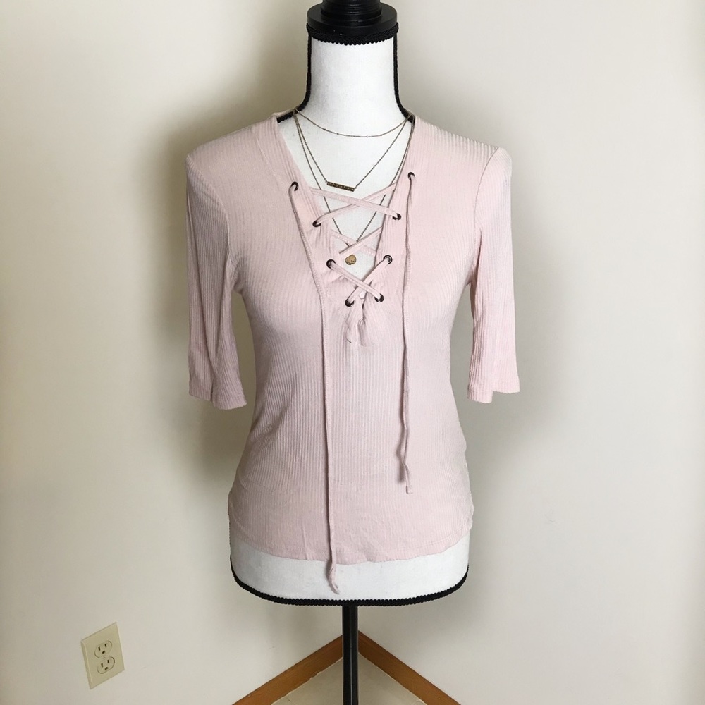 TOPSHOP Front Tie Top